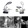 AIMALL LED Magnifier Soldering Iron Stand, Third Hand Helping Station