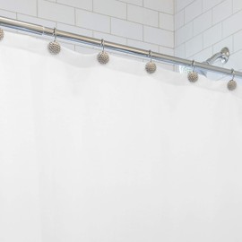 Juliette LaBlanc Peva Shower Curtain Liner, 72"x72", White