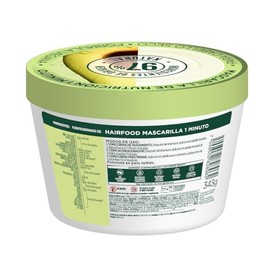 Garnier Fructis Hair Food Aguacate Mascarilla Nutricin para cabello seco, 350 ml. Nutre y repara intensamente hasta las puntas, frmula vegana         