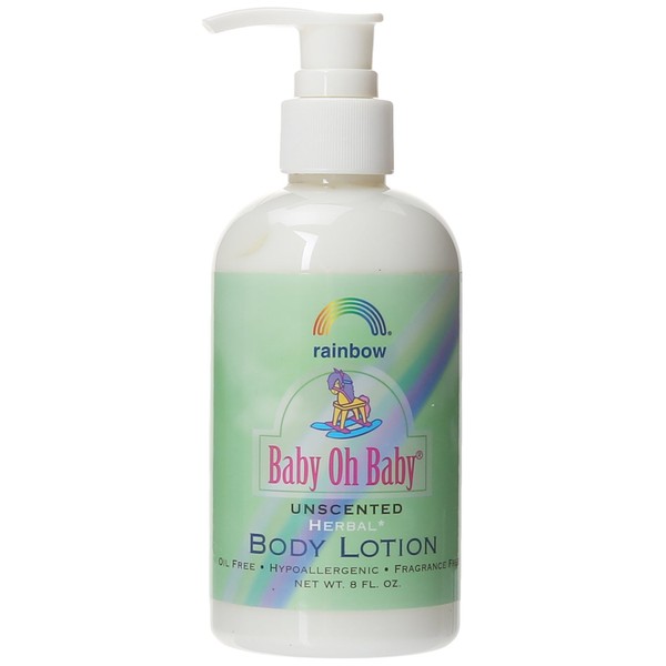 Rainbow Research Body Lotion Organic Herbal, 8 Fluid Ounce