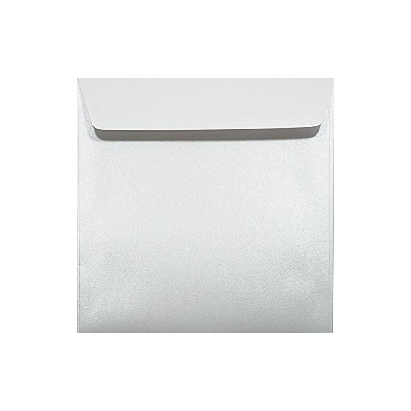 Netuno 25 Envelopes Pearlescent White Square 156 x 156 mm