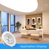 10 Pack,Pocketman 110V 3W Dimmable LED Ceiling Light Downlight,Warm White