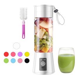 Cordless Portable Personal Size Blender - 2025 Upgraded New Blender for Shakes and Smoothies with 14 Oz BAP Free Juice Cup, USB-C Rechargeable Freshly Squeezed for Picnic/Sprots/Office
