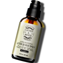 Best After-shave Balm, Sandalwood Scent, Premium Aftershave Lotion, Soothes and Moisturizes Face after shaving, Does Not Dry The Skin, Eliminates Razor Burn For A Silky Smooth Finish …