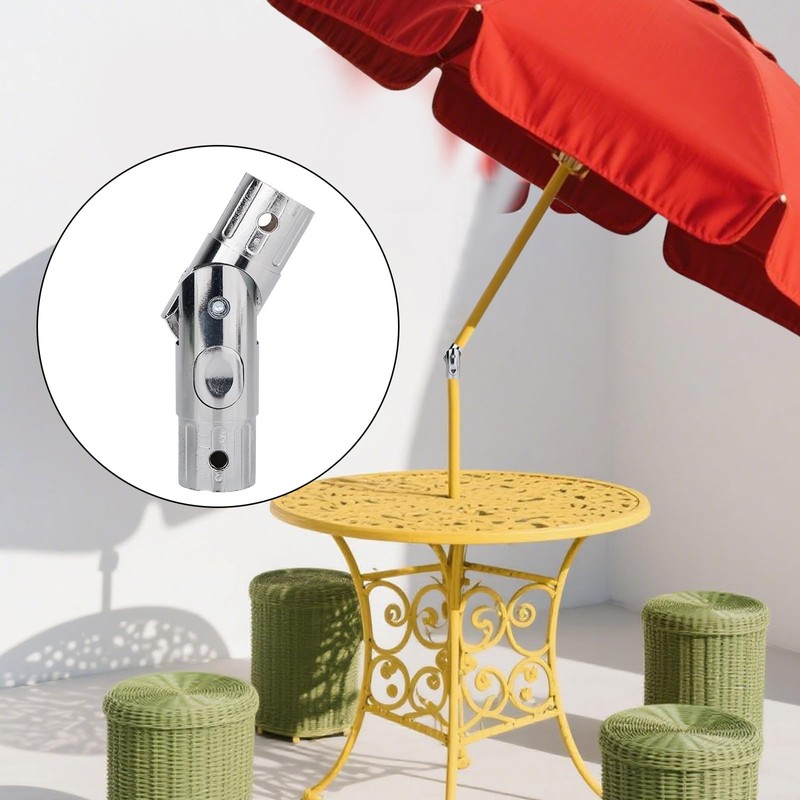 lasuroa Patio Umbrella Replacement Part, Aluminum Alloy Push-Button Patio Umbrella