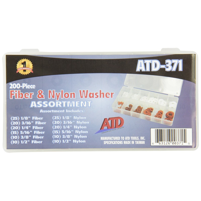 Advanced Tool Design Model ATD-371 200 Piece Fiber & Nylon