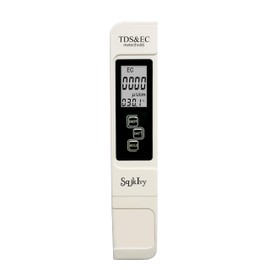 SqkjIvy 4 in 1 TDS Meter - TDS EC & Temperature(°C,°F) Meter,Accurate & Reliable Digital Water Testing Kits for Drinking Water, Tap, Well, Swimming Pool,Hydroponics, Aquarium (White)