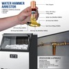 Supply Giant IS-BB-36DPNQ Compression Tee Hammer Arrestor, AA 1/4 in.