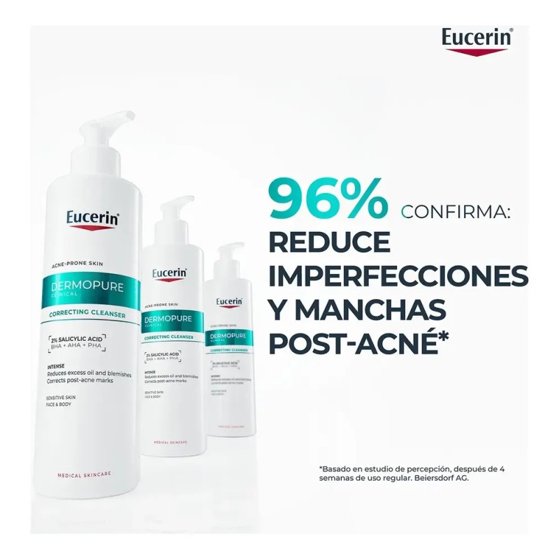 Eucerin Dermopure Gel Limpiador Concentrado 150ml Grasa Día/noche