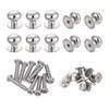 sourcing map 12mm Head Dia. Round Knobs Pull Handle, 10pcs