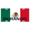 Fast Service Designs Mexico Flag DURANGO License Plate Emblem