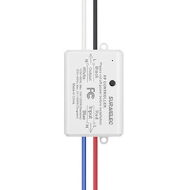 Suraielec Single Wireless Receiver Kit Accessory (Receiver Only, Remote Sold Separately), Programmable and Expandable