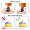 Butane Lighter Torch Long Lighter Refillable Jet Lighter Windproof Lighter