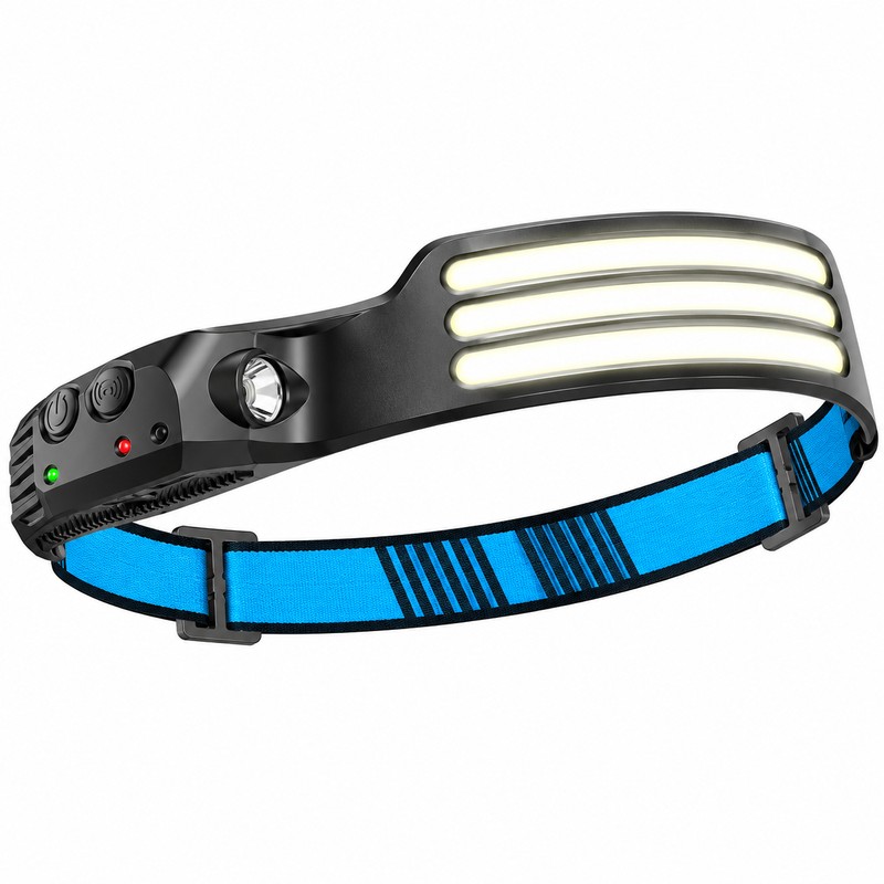 Rechargeable LED Headlamp for Camping and Outdoor Work – 230°