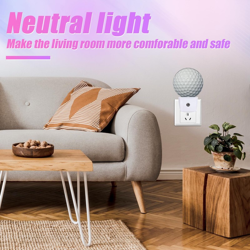 GANTINIR Golf Ball Night Light Sport Ball Night Lights LED