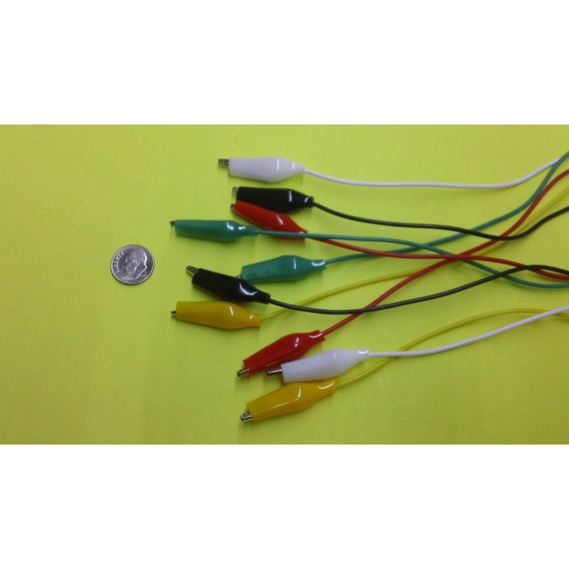 5pcs - 18" DOUBLE end Crocodile Clips Cable Alligator Clips