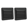 2pcs Air Vent Ventilation Opening Side Exhaust Port Rectangular Ventilation