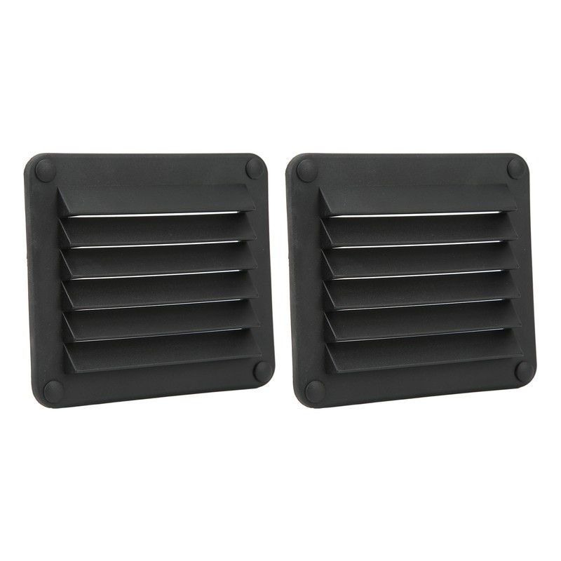 2pcs Air Vent Ventilation Opening Side Exhaust Port Rectangular Ventilation