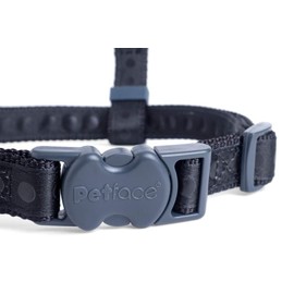 Petface Tonal Dots Dogs Harness, Black, Medium, M