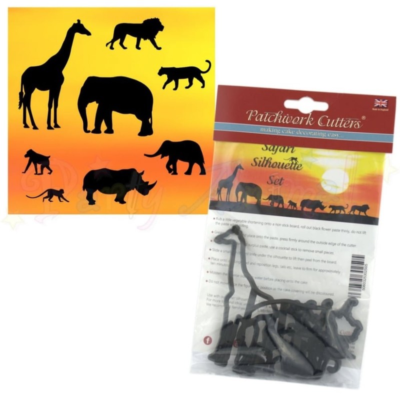 Patchwork Cutters - Safari Silhouette Set