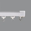 HASAYAKI Curtain Track Rollers, Ripple Fold Curtain Wheeled Carriers, Fold