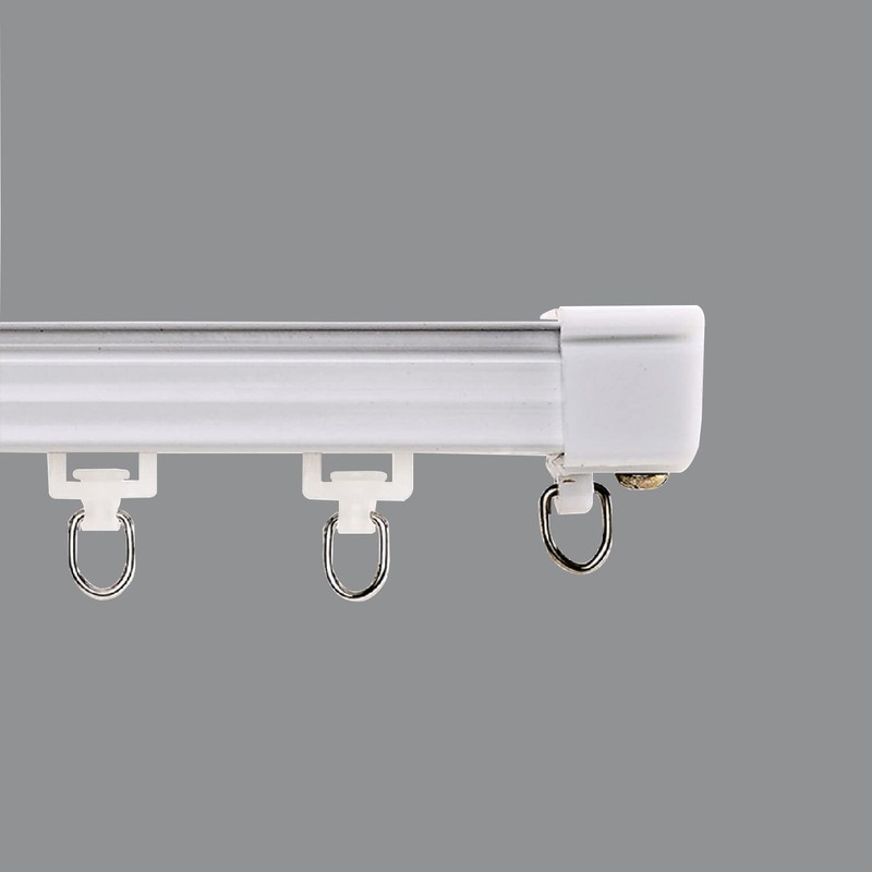 HASAYAKI Curtain Track Rollers, Ripple Fold Curtain Wheeled Carriers, Fold