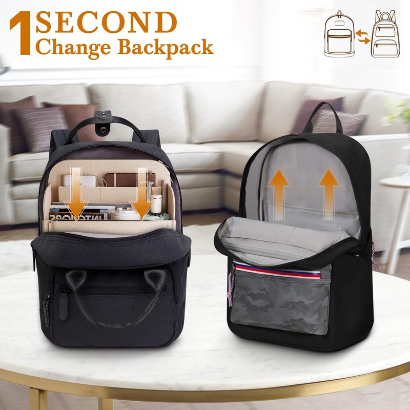 SHINGONE Felt Bag Organiser Backpack for Men and Women, Backpack