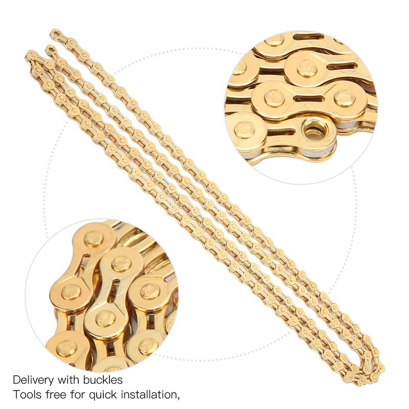 VG 8 Speed High Strength Steel Chain, Mountain Bikes 116