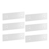 PUSDON Hanging Storage Baskets Accessory, Adhesive Strips with Hooks*6