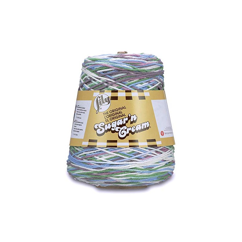 Lily Sugar'n Cream Cone Yarn, Freshly Pressed Ombre
