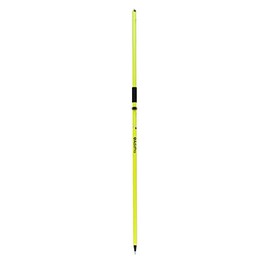 AdirPro 2m Two-Piece GPS Rover Rod – Lightweight & Accurate Aluminum Surveying Rod w/Replaceable Metal Tip – For Professional & Personal Use (Fluorescent Yellow)