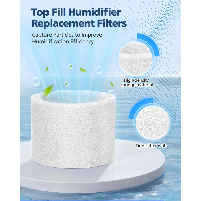 Beckacher 6000S Filter Replacement Compatible with LEVOIT Superior 6000S Smart