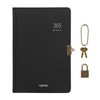 A5 Kraft Hardcover Executive Notebooks Diary with Lock and Key