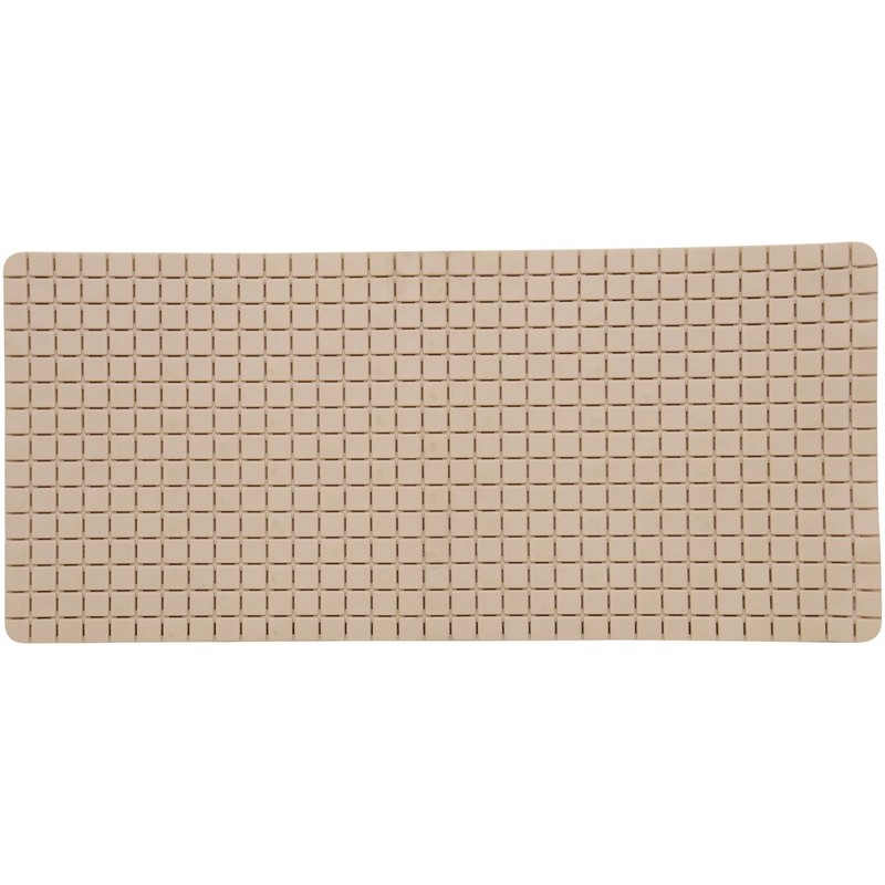 MSV Bath Mat, Beige, Unique