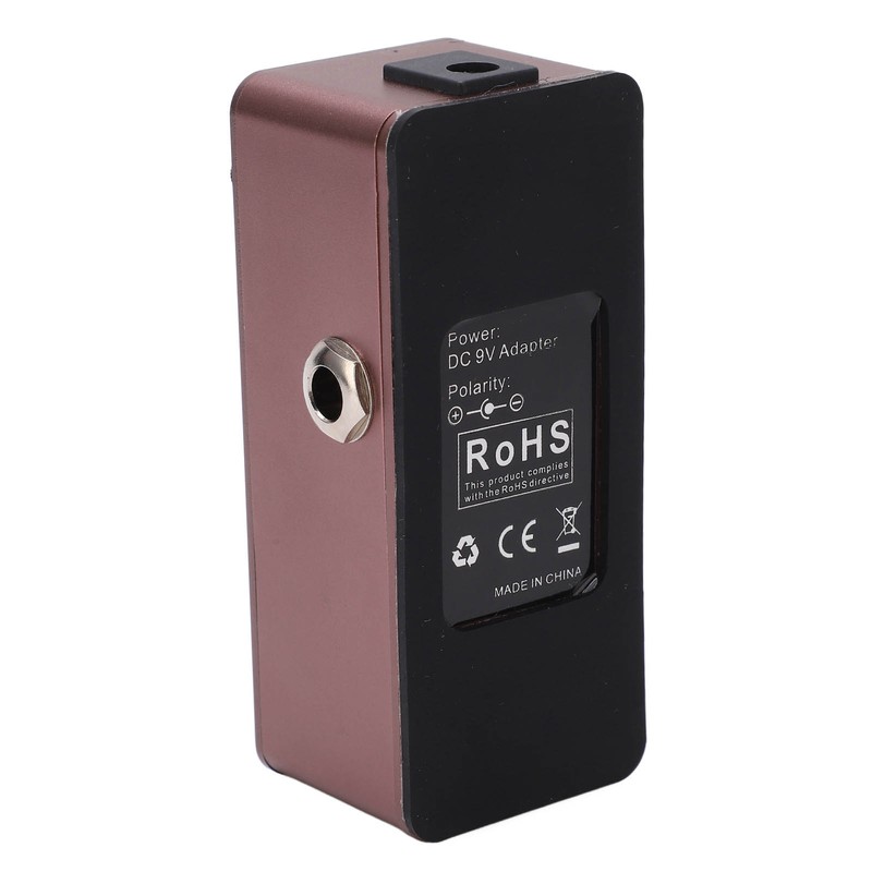 Chorus Effect Metal Guitar Monoblock Effector Pedal with LED Indicator