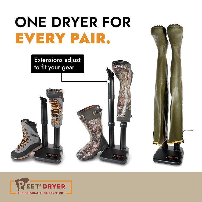 PEET, Wader, Electric Shoe Dryer with 2 Sets of 12"