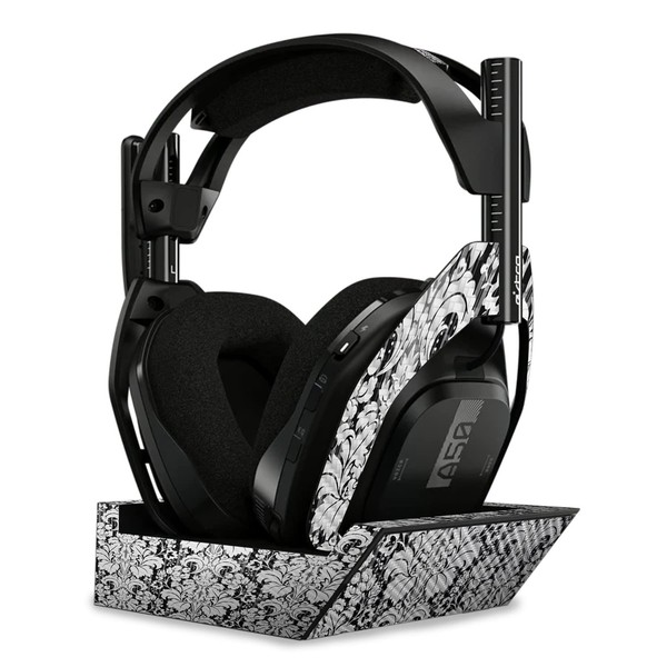 MightySkins Carbon Fiber Skin Compatible with Astro A50 Wireless Headphones