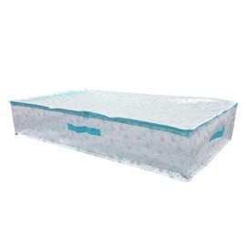 Shobido Chiikawa Storage Wide Box, Green, W37.4 x H7.9 inches (20 cm), Depth 21.7 inches (55 cm), Zipper Included, Storage Bag