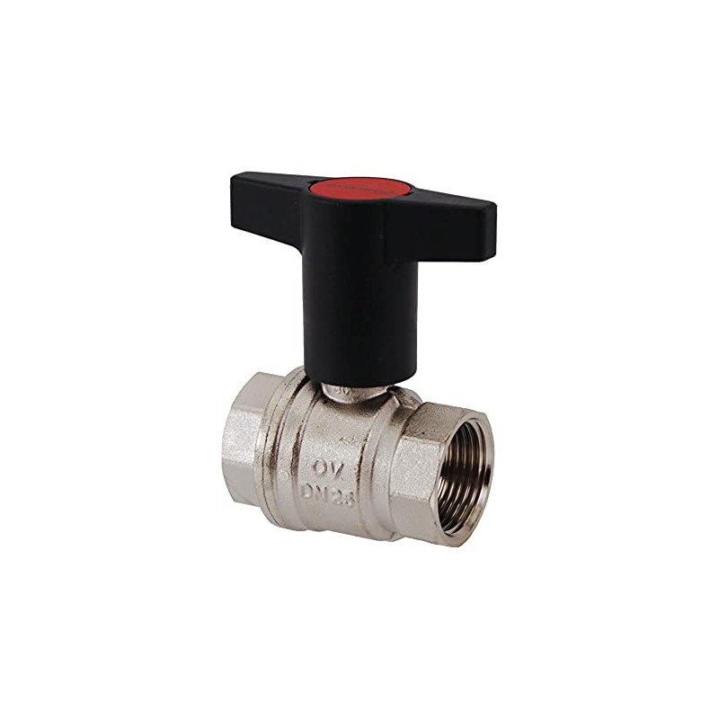 Oventrop Optibal Ball Valve with Toggle Handle PN 16, Brass