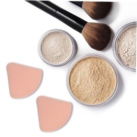 FRCOLOR 4sets Soft Fluffy Makeup Powder Puff Dry Wet Compact for Lady Gentle and Comfortable for Skin Reusable Beauty Tool 4pcs*4