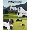 PEAKPULSE Golf Range Finder,1700 Yards Golf Rangefinder with Slope Compensation
