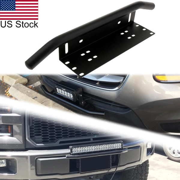 RY_TECH Front Bumper Bull Bar LED Work Light Holder License