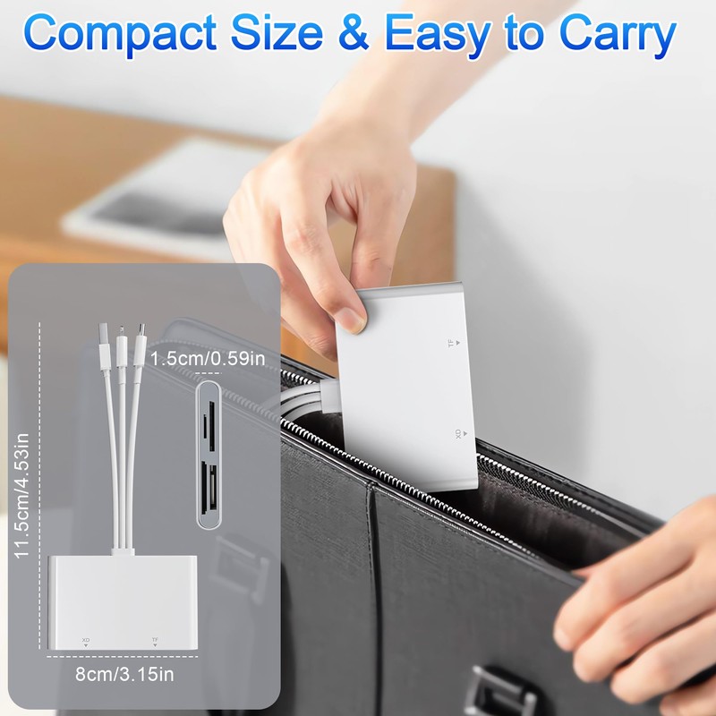 Memory Stick Pro Duo Adapter - 4 in 1 SD/microSD/MS/XD