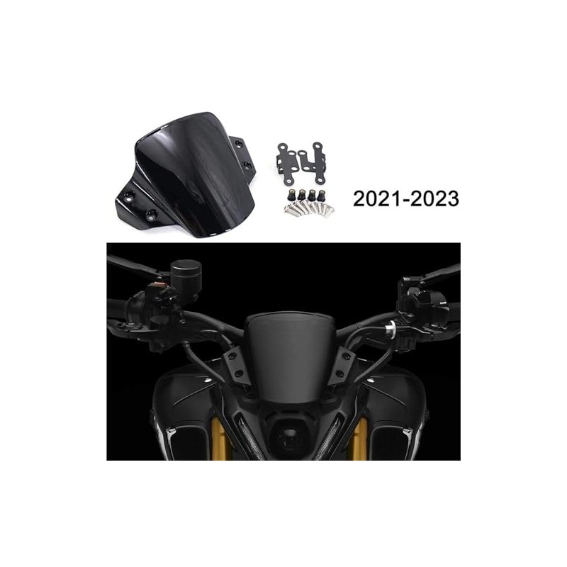Wind Shield Motorcycle Windscreen Wind Deflector Protection for Yamaha MT-09