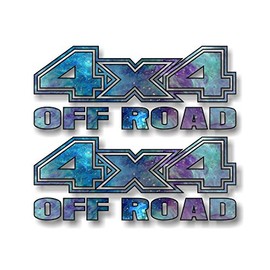 2-4x4 Offroad 'Odyssey Print' Vinyl 13" Decals Truck Box Stickers (Odyssey)