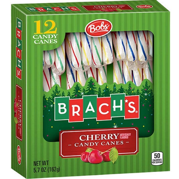 Brach's Bob's Cherry Candy Canes 12ct