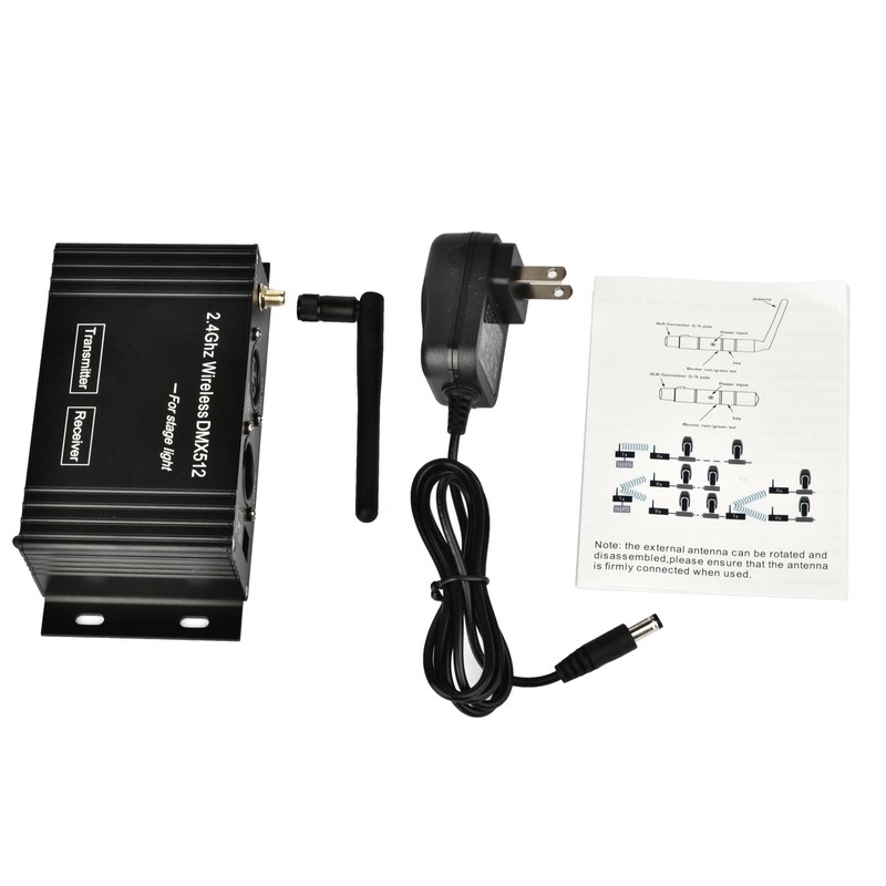 Tiandirenhe DMX 512 Controller, 2.4G Wireless Transmitter Receiver, LCD Display