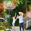DASHINGNOAH Portable Basketball Hoop & Goals 4.82-8.53FT Height Adjustable Basketball