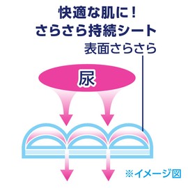 Natura Smooth Skin Absorbent Napkins, For Small Amounts (Water Absorption Amount: 1.1 fl oz (30 cc), No Wings, 57 Sheets (Those Who Are Worried About Leakage Urine)