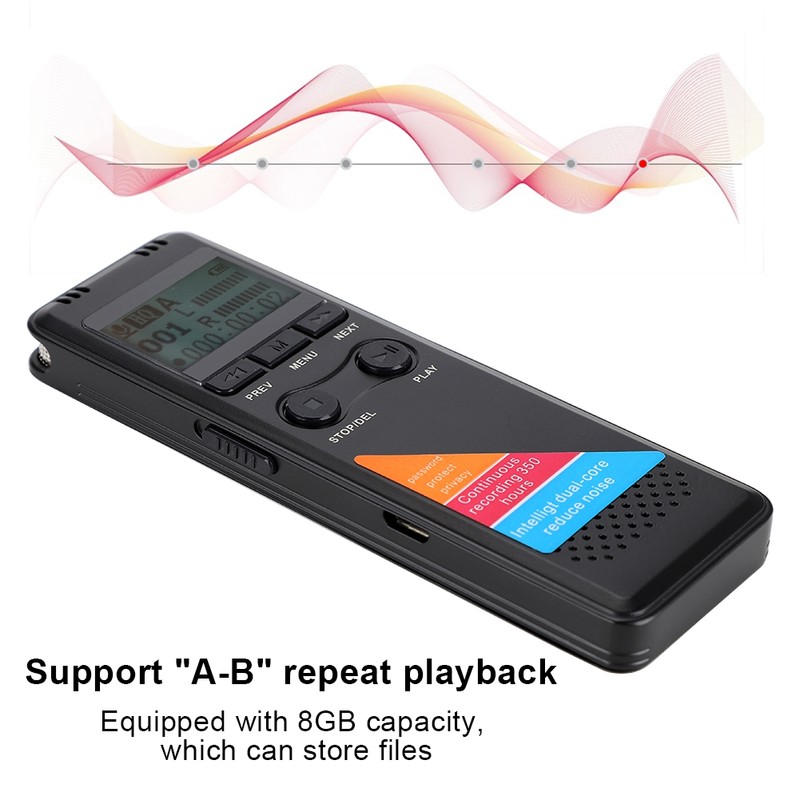 MP3 MP4 8GB 3.5mm Stereo LCD Screen Portable HD USB
